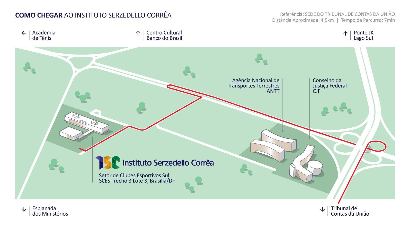 Mapa TCU