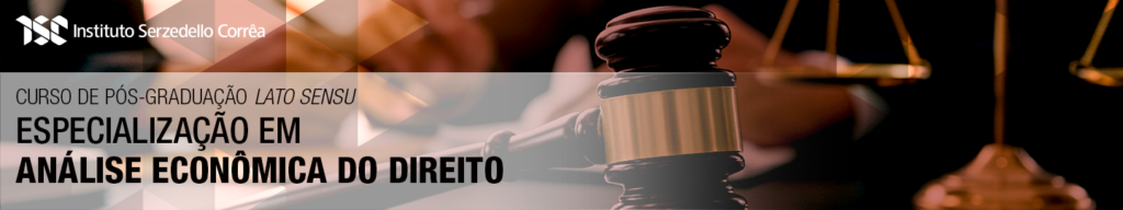 Banner da Especialização em Análise Econômica do Direito